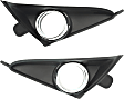 Fog Light Cover - Front, Driver and Passenger Side, Textured Black