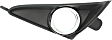 Fog Light Cover - Front, Driver and Passenger Side, Textured Black