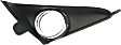 Fog Light Cover - Front, Driver and Passenger Side, Textured Black