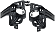 Driver and Passenger Side Fog Light Brackets, Primed, Canada Vehicle Built