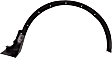 Front, Driver and Passenger Side Fender Trim, Textured Black, For Models Without Active Park Assist System