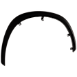 Front, Driver and Passenger Side Fender Flares, Textured Black
