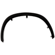 Front, Driver and Passenger Side Fender Flares, Textured Black