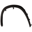 Front, Driver and Passenger Side Fender Flares, Textured Black