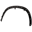 Front, Driver and Passenger Side Fender Flares, Textured Black