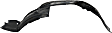 Front, Driver and Passenger Side, Fender Liner