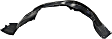 Front, Driver and Passenger Side, Fender Liner