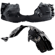 2020-2022 Lexus ES350 - Front, Driver and Passenger Side, Fender Liner, North America Built Vehicle