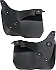 Front, Driver and Passenger Side Mud Flaps, Black