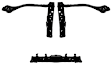 2024 Lexus RX350 Luxury - Radiator Suppory Upper Tie Bar and Side Panel, 2.4L 4Cyl, North America Built Vehicle