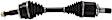 2012 Land Rover LR4 HSE - Front, Driver and Passenger Side Axle Assembly, New, 5.0L 8Cyl