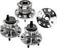 2006 Lexus GS300 - Front and Rear Wheel Hub, RWD, 5 Lugs, With Bearing, With Sensor