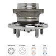 2006 Lexus GS300 - Front and Rear Wheel Hub, RWD, 5 Lugs, With Bearing, With Sensor