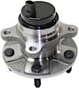Front, Driver and Passenger Side Wheel Hub, 5 Lugs, With Bearing, With Sensor
