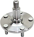 2-Wheel Set Front, Driver and Passenger Side Wheel Hubs, Without Bearing, Lug nuts are not included