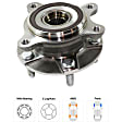 2014 Lexus GS350 Base - Front Wheel Hub, AWD, 5 Lugs, With Bearing