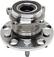 Front and Rear, Driver and Passenger Side Wheel Hub, 5 Lugs, With Bearing, AWD