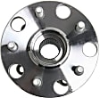 Front and Rear, Driver and Passenger Side Wheel Hub, 5 Lugs, With Bearing, AWD