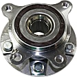 Front and Rear, Driver and Passenger Side Wheel Hub, 5 Lugs, With Bearing, AWD