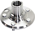 Rear, Driver and Passenger Side Wheel Hub, 5 Lugs, Without Bearing
