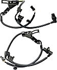 Front, Driver and Passenger Side ABS Speed Sensor Set of 2