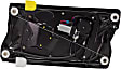 Front, Driver and Passenger Side Power Window Regulator, With Motor
