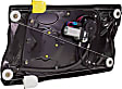 Front, Driver and Passenger Side Power Window Regulator, With Motor