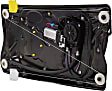 Front, Driver and Passenger Side Power Window Regulator, With Motor