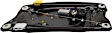 Front, Driver and Passenger Side Power Window Regulator, With Motor