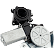 Front, Driver and Passenger Side Power Window Regulator, With Motor