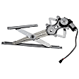 Front, Driver and Passenger Side Window Regulators, Power, with Motor, For Models with 2-Pin Connector