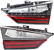 Driver and Passenger Side, Inner Halogen Tail Light, With bulb(s), OE Replacement