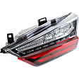 Passenger Side, Inner and Outer Tail Lights, with Bulbs, Halogen/LED Combo, For Models with Standard Type Tail Light