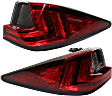 Driver and Passenger Side, Outer Tail Lights, with Bulbs, LED, Mounts On Body, For Models With Standard Type Tail Light