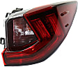 Driver and Passenger Side, Outer Tail Lights, with Bulbs, LED, Mounts On Body, For Models With Standard Type Tail Light