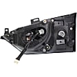 Driver Side, Inner and Outer Tail Lights, with Bulbs, Halogen/LED Combo, For Models with Standard Type Tail Light