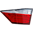 Passenger Side, Inner and Outer Halogen Tail Light, Without bulb(s), OE Replacement