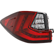 Driver and Passenger Side, Outer Tail Lights, with Bulbs, LED, Premium type