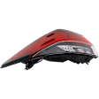 Driver and Passenger Side, Outer Tail Lights, With bulb(s), LED, Clear and Red Lens