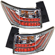 Driver and Passenger Side, Outer LED Tail Light, With bulb(s), OE Replacement