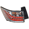 Driver and Passenger Side, Outer LED Tail Light, With bulb(s), OE Replacement