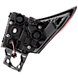 Driver and Passenger Side, Outer LED Tail Light, With bulb(s), OE Replacement