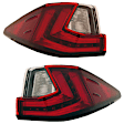 Driver and Passenger Side, Outer Halogen Tail Light, Without bulb(s), OE Replacement, CAPA Certified
