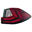 Driver and Passenger Side, Outer Halogen Tail Light, Without bulb(s), OE Replacement, CAPA Certified