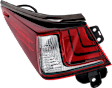Driver and Passenger Side, Outer Tail Lights, with Bulbs, LED, North America Built Vehicle, with F Sport Package, CAPA Certified