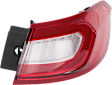 Driver and Passenger Side, Outer Tail Lights, with Bulb(s), LED, Mounts On Body, CAPA Certified