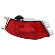 Rear, Driver and Passenger Side Halogen Fog Light, With bulb(s), CAPA Certified