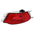 Rear, Driver and Passenger Side Halogen Fog Light, With bulb(s), CAPA Certified