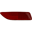 Rear, Driver and Passenger Side Bumper Reflectors, (Corolla, Japan Built Vehicle)