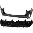 Rear, Upper And Lower Primed Bumper Cover
